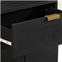 vidaXL Table de Chevet Noir 50x33x60 cm Bois d'ingénierie, Table d'appoint, Armoire de lit, Table d'appoint pour Chambre, Table 