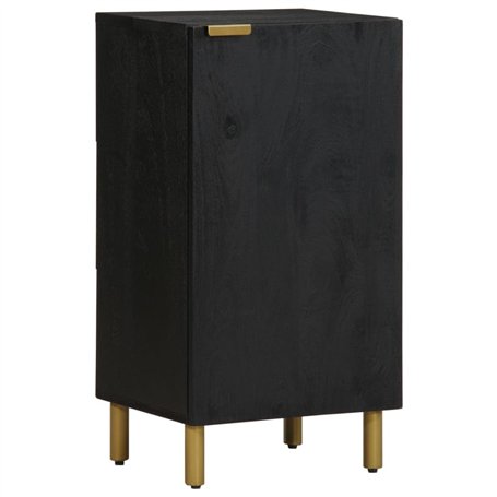 vidaXL Buffet Noir 40x33x75 cm Bois d'ingénierie