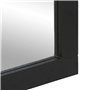 vidaXL Miroir de Bain Noir 50x70x2,5 cm Bois d'ingénierie et Laiton, Miroir, Miroir de coiffage, Miroir de courtoisie, Miroir Mu