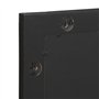 vidaXL Miroir de Bain Noir 50x70x2,5 cm Bois d'ingénierie et Laiton, Miroir, Miroir de coiffage, Miroir de courtoisie, Miroir Mu