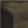 vidaXL Tables de Chevet 2 pcs Noir 40x33x46 cm Bois de manguier Solide, Table d'appoint, Armoire de lit, Table d'appoint pour la