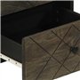 vidaXL Tables de Chevet 2 pcs Noir 40x33x46 cm Bois de manguier Solide, Table d'appoint, Armoire de lit, Table d'appoint pour la