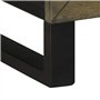vidaXL Meuble TV Noir 70x33x46 cm Bois Massif de manguier, Banc TV, Meuble télé, Meuble multimédia, Buffet TV, Meuble HiFi, Cent