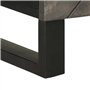 vidaXL Table de Chevet Noir 50x33x60 cm Bois de manguier Massif, Table d'appoint, Armoire de lit, Table d'appoint pour la Chambr