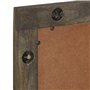vidaXL Miroir de Salle de Bain Gris 50x3x70 cm Bois de manguier Massif, Miroir, Miroir de courtoisie, Miroir de Bain, Miroir de 