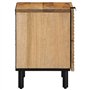 vidaXL Table de Chevet Marron 40x33x46 cm Bois de manguier Solide, Armoire de lit, Meuble de Chambre à Coucher, Table de Chevet 