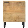 vidaXL Tables de Chevet 2 pcs 40x33x46 cm Bois de manguier Solide, Armoire de lit, Meuble de Chambre à Coucher, Table de Chevet 