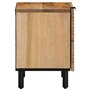 vidaXL Tables de Chevet 2 pcs 40x33x46 cm Bois de manguier Solide, Armoire de lit, Meuble de Chambre à Coucher, Table de Chevet 