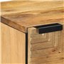 vidaXL Tables de Chevet 2 pcs 40x33x46 cm Bois de manguier Solide, Armoire de lit, Meuble de Chambre à Coucher, Table de Chevet 