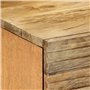 vidaXL Tables de Chevet 2 pcs 40x33x46 cm Bois de manguier Solide, Armoire de lit, Meuble de Chambre à Coucher, Table de Chevet 