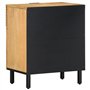 vidaXL Table de Chevet Marron 50x33x60 cm Bois de manguier Massif, Armoire de lit, Meuble de Chambre à Coucher, Table de Chevet 