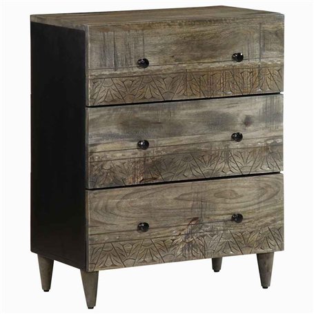 vidaXL Buffet Gris Clair 60x33