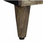vidaXL Table de Chevet Gris Clair 50x33x60 cm Bois de manguier Massif, Armoire de lit, Meuble de Chambre à Coucher, Table de Che
