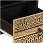 vidaXL Meuble TV Noir 70x33,5x46 cm Bois Massif manguier Brut, Banc TV, Meuble HiFi, Centre de Divertissement, Buffet TV, Meuble
