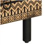 vidaXL Meuble TV Noir 70x33,5x46 cm Bois Massif manguier Brut, Banc TV, Meuble HiFi, Centre de Divertissement, Buffet TV, Meuble