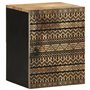 vidaXL Armoire de Salle de Bain Suspendue Bois Massif manguier