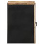 vidaXL Armoire de Salle de Bain Suspendue Bois Massif manguier, Armoire, Armoire Suspendue, Armoire de Rangement Flottante, Armo
