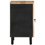 vidaXL Armoire de Salle de Bain 38x33,5x58 cm Bois Massif de manguier, Armoire de Rangement de Salle de Bain, Meuble de Salle de