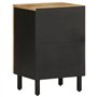 vidaXL Armoire de Salle de Bain 38x33,5x58 cm Bois Massif de manguier, Armoire de Rangement de Salle de Bain, Meuble de Salle de