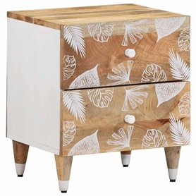 vidaXL Table de Chevet 40x33