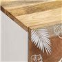 vidaXL Table de Chevet 40x33,5x46 cm Bois de manguier Solide, Armoire de lit, Meuble de Chambre à Coucher, Table de Chevet en Bo