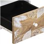vidaXL Meuble TV 70x33,5x46 cm Bois Massif de manguier, Banc TV, Meuble HiFi, Centre de Divertissement, Buffet TV, Meuble multim