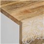 vidaXL Table de Chevet 50x33x60 cm Bois de manguier Massif, Armoire de lit, Meuble de Chambre à Coucher, Table de Chevet en Bois