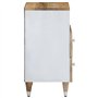 vidaXL Table de Chevet 50x33x60 cm Bois de manguier Massif, Armoire de lit, Meuble de Chambre à Coucher, Table de Chevet en Bois