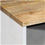vidaXL Table de Chevet 50x33x60 cm Bois de manguier Massif, Armoire de lit, Meuble de Chambre à Coucher, Table de Chevet en Bois