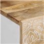vidaXL Table de Chevet 50x33x60 cm Bois de manguier Massif, Armoire de lit, Meuble de Chambre à Coucher, Table de Chevet en Bois