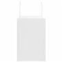 vidaXL Sacs en papier 50 pcs avec poignées blanc 26x17x25 cm, sac en papier, sac cadeau en papier, sac cadeau en papier, sac