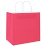 vidaXL Sacs en Papier 50 pcs avec poignées Rose 26x17x25 cm, Sac en Papier, Sac Cadeau en Papier, Sac Cadeau en Papier, Sac