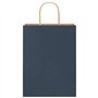 vidaXL Sacs en Papier 50 pcs avec poignées Bleu 26x12x35 cm, Sac en Papier, Sac Cadeau en Papier, Sac Cadeau en Papier, Sac