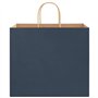 vidaXL Sacs en Papier 250 pcs avec poignées Bleu 32x22x28 cm