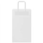 vidaXL Sacs en Papier 50 pcs avec poignées Blanc 21x11x36 cm, Sac en Papier, Sac Cadeau en Papier, Sac Cadeau en Papier, Sac