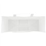 vidaXL Sacs en Papier Kraft 250 pcs avec poignées Blanc 32x12x42 cm