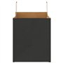 vidaXL Sacs en Papier Kraft 50 pcs avec poignées Noir 32x22x24 cm