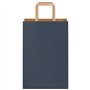 vidaXL Sacs en Papier 50 pcs avec poignées Bleu 21x11x31 cm, Sac en Papier, Sac Cadeau en Papier, Sac Cadeau en Papier, Sac