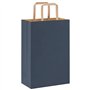 vidaXL Sacs en Papier 50 pcs avec poignées Bleu 21x11x31 cm, Sac en Papier, Sac Cadeau en Papier, Sac Cadeau en Papier, Sac