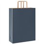 vidaXL Sacs en Papier Kraft 50 pcs avec poignées Bleu 32x12x42 cm