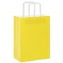 vidaXL Sacs en Papier Kraft 50 pcs avec poignées Jaune 21x11x28 cm
