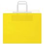 vidaXL Sacs en Papier Kraft 50 pcs avec poignées Jaune 32x22x24 cm