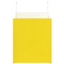 vidaXL Sacs en Papier Kraft 50 pcs avec poignées Jaune 32x22x24 cm
