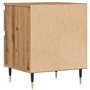 vidaXL Tables de Chevet 2 pcs chêne Artisanal 40x35x50 cm, Meuble de Chevet, Table d'appoint, Armoire de lit, Armoire de Chevet,