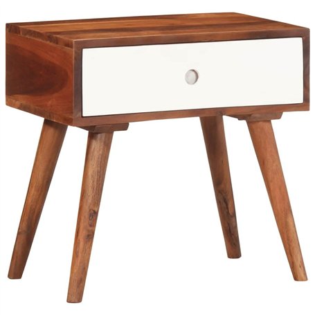 vidaXL Table d'appoint 45x30x45 cm Bois Massif d'acacia