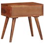 vidaXL Table d'appoint 45x30x45 cm Bois Massif d'acacia, Bout de canapé, Table d'appoint de canapé, Table de Salon, Table d'acce