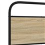 vidaXL Cadre de lit sans Matelas 80x200cm chêne Sonoma Bois ingénierie
