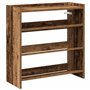vidaXL Étagère à Chaussures Vieux Bois 60x25x62 cm Bois d'ingénierie