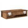 vidaXL Étagère Murale avec tiroirs Vieux Bois Bois d'ingénierie
