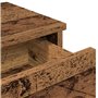 vidaXL Étagère Murale avec tiroirs Vieux Bois Bois d'ingénierie